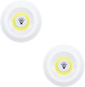 2x CoB LED-lampjes met afstandsbediening