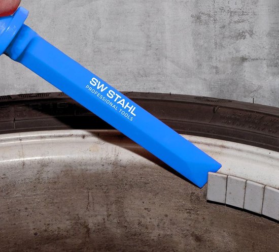 SW-Stahl 94850L Détacheur de poids autocollant I Décapant pour masses d'équilibrage de pneus I Décapant masses d'équilibrage autocollantes I pour jantes en aluminium I Détacheur de poids de jante I Bleu