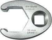 SW-Stahl 01495L-33 Ringsleutel, 33 mm, 1/2 I kraaienpootsleutel 1/2 inch I sleutel I remleidingsleutel SW 33 mm