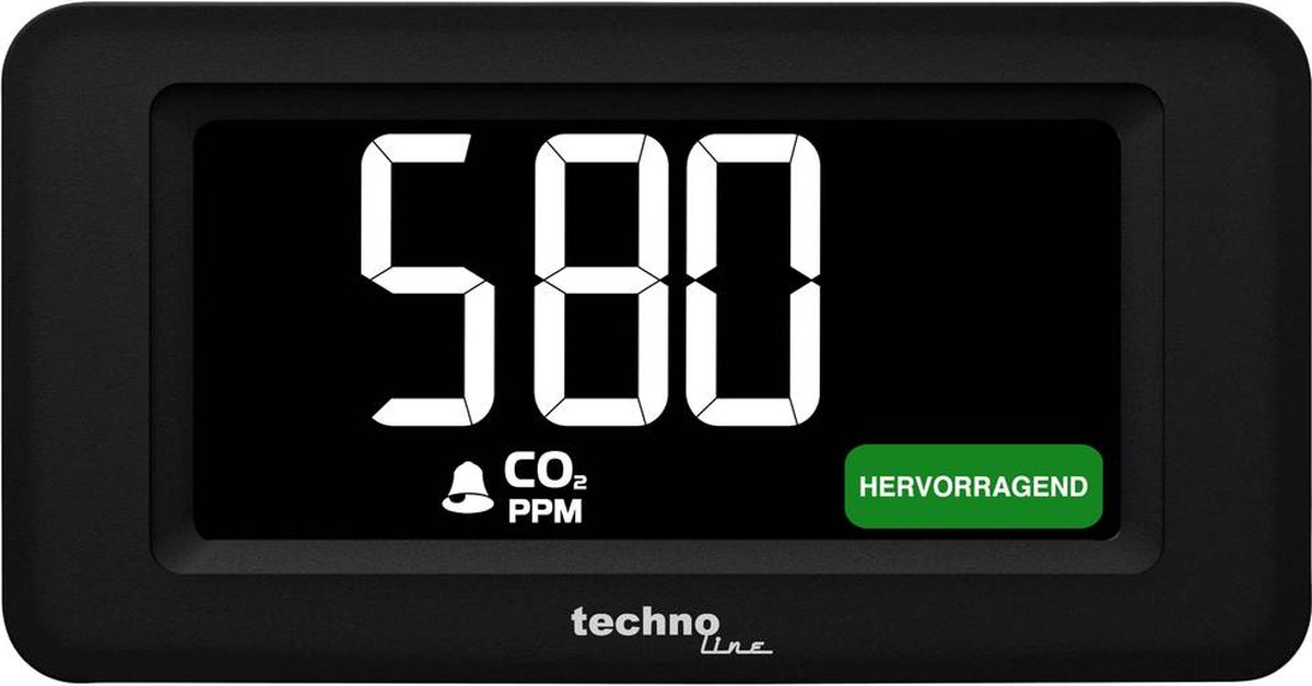 Luchtkwaliteitsmeter - CO2 Meter - CO2-stoplicht - CO2 alarm - Technoline WL 1022