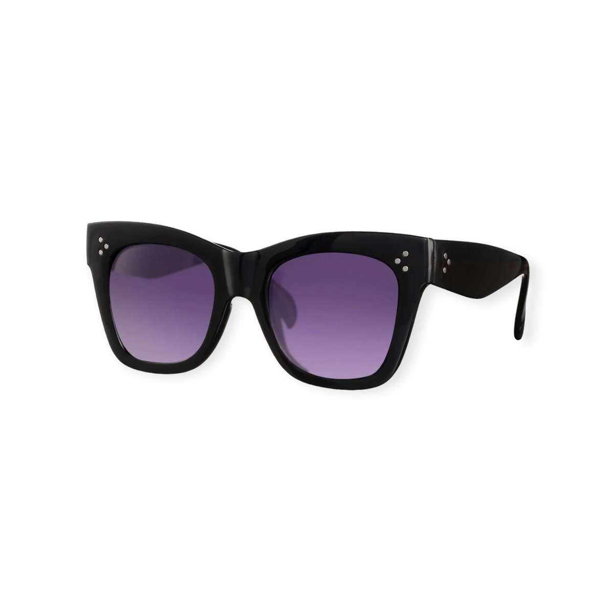 Zonnebril Dames - Dames zonnebril - Zonnebril - Zwarte bril - Festival bril - Bril - 100% UV-bescherming – Zwart