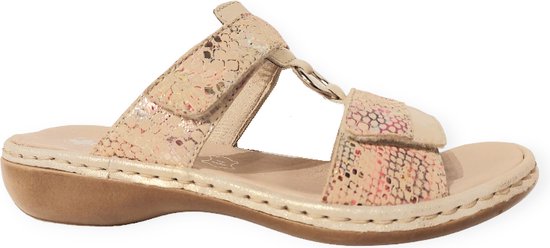 Rieker -Dames - multicolor - slippers & muiltjes - maat 39