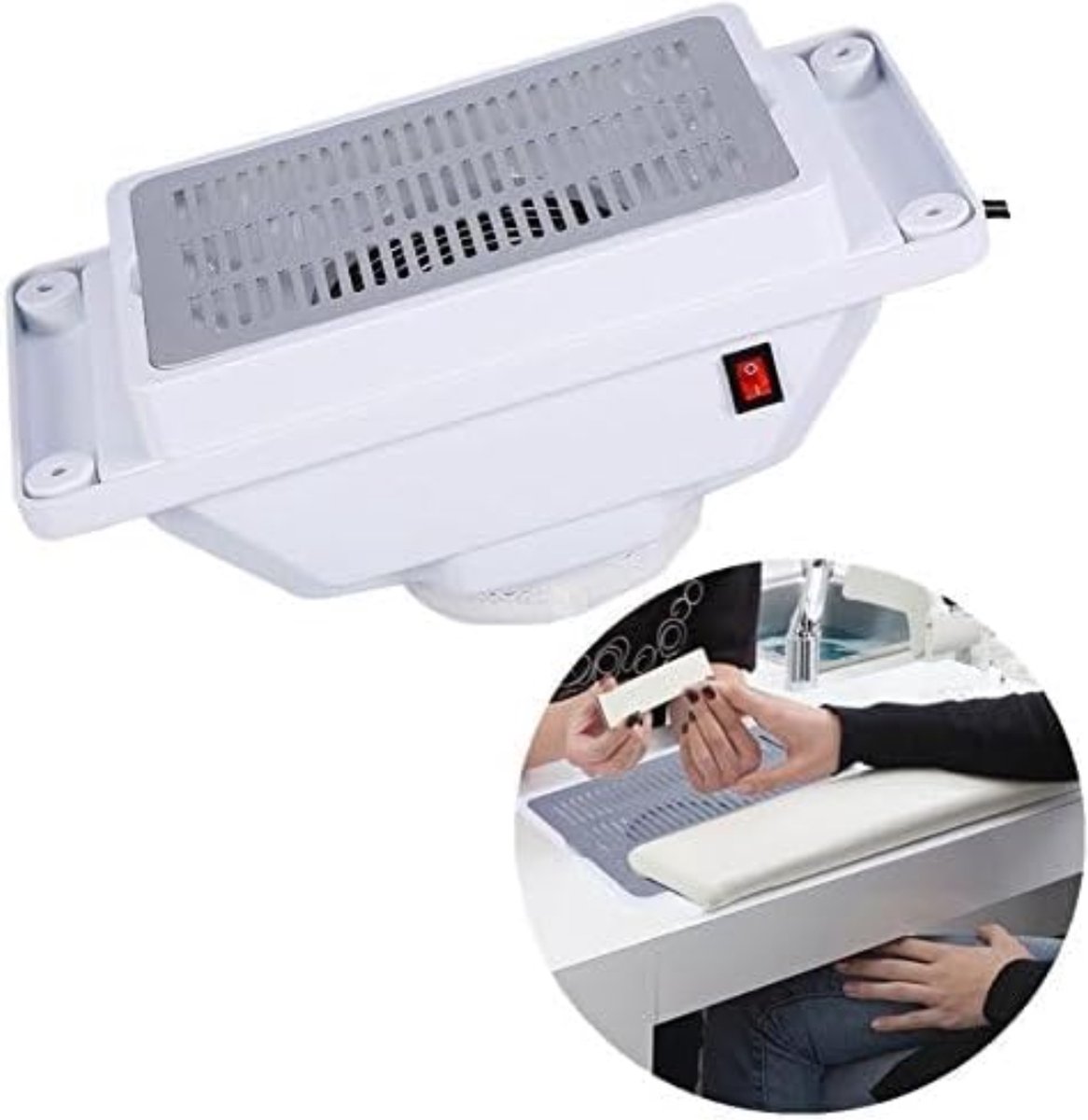 Nagelafzuiger - Stofafzuiger Nagels - Stofafzuiging - Manicure - Manicure Tafel