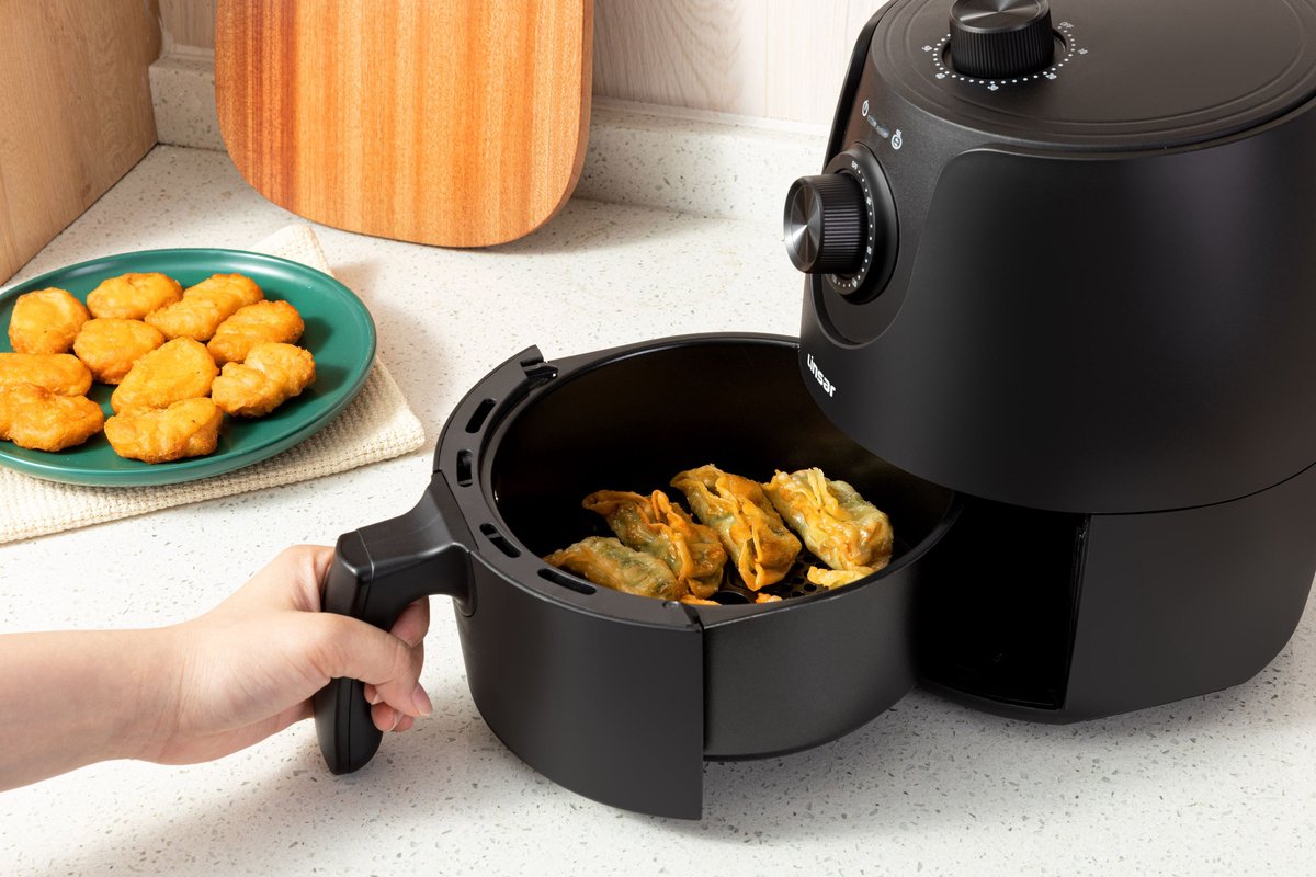 Afbeelding 3 van Linsar - Mini Airfryer - heteluchtfriteuse Met timer, temperatuurregeling en automatische uitschakeling - 1200 watt