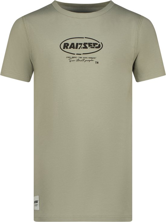 Raizzed Hafid Jongens T-shirt - Grey Army - Maat 116
