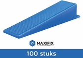 Maxifix - Système de nivellement des carreaux - Système de nivellement - Cales - Cales - 100 pièces