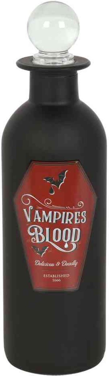 Something Different - Vampire Blood Decorative Glass Potion fles - Zwart