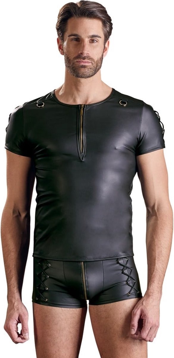 Goedkoopste Wetlook Shorts met Rijgveters