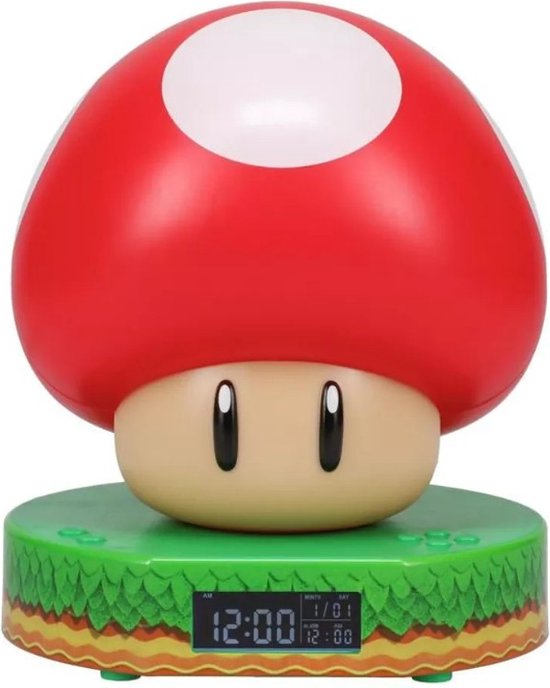 Nintendo - Super Mario - Réveil et Lampe Super Champignon