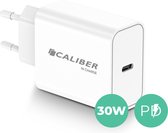 USB C Oplader - 30 Watt Snellader - USB C Adapter - USB C Power Distribution - PD - PPS - Bedrade Oplader geschikt voor iPhone 15, iPad, Samsung - Wit (PSP-30W)
