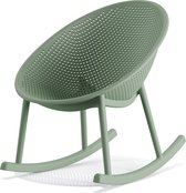 Rocking chair Vert - Pour l'extérieur - Hauteur d'assise 38cm - 83x66x80cm