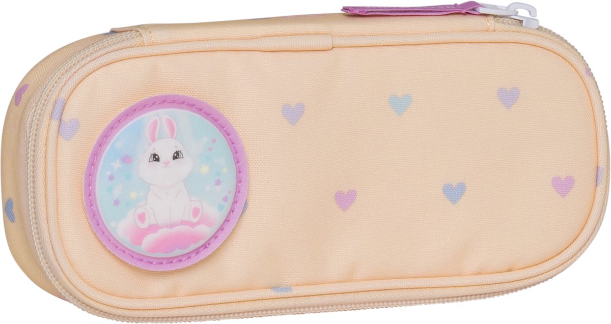 Beckmann etui - ovaal - leeg - Yellow Heart yellow