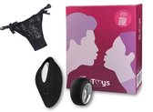 TipsToys Draagbare Vibrator Vibrerend Slipje - Seksspeeltjes Sex Toys voor Vrouwen Zwart