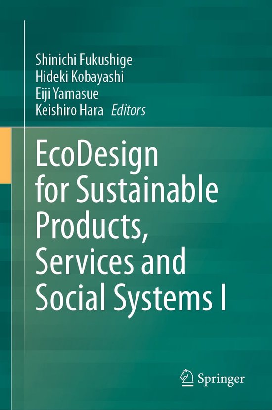 EcoDesign for Sustainable Products, Services and Social Systems I ...