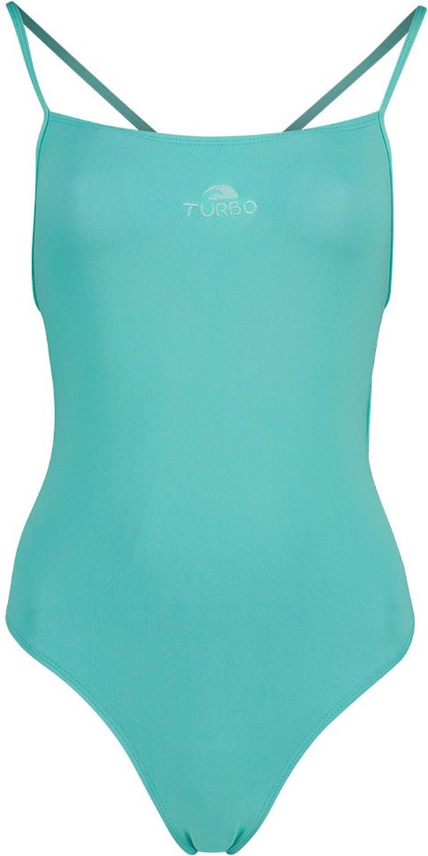 Turbo Sirene Plain Zwemkleding Groen S Vrouw