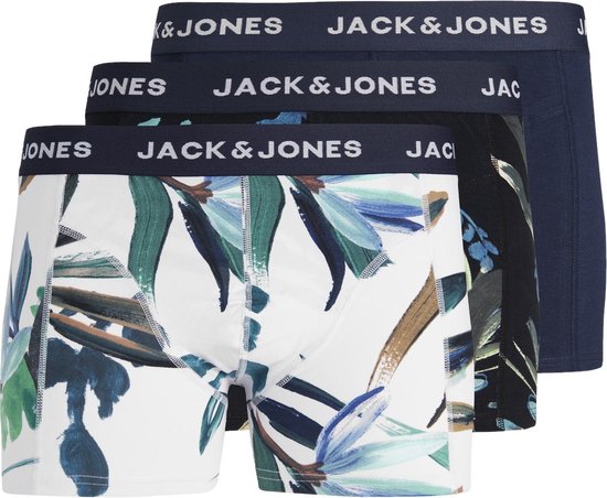 Jack & Jones Ondermode 3-pack - Blauw - XXL