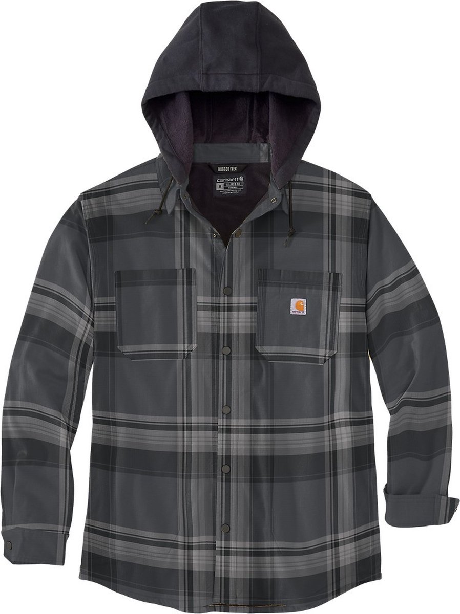 Carhartt Rugged Flex Flannel Hooded Overhemd -