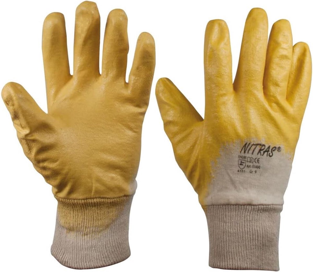 SW-Stahl 11501L Nitrilhandschoenen maat 9/L van katoen I Nitrilhandschoenen 1 paar I Comfortabele nitrilhandschoenen