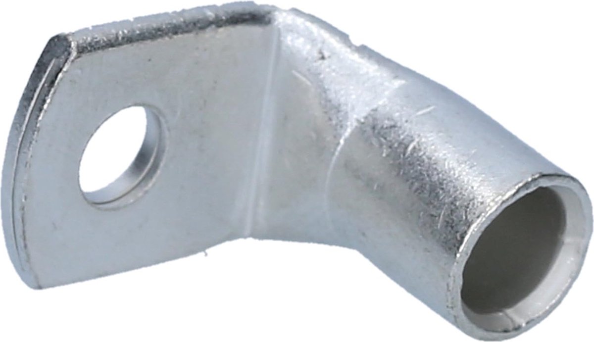 10 stuks Kalitec A5-L5 buiskabelschoenen 90° haaks 25mm² M5 ongeïsoleerd van vertind koper
