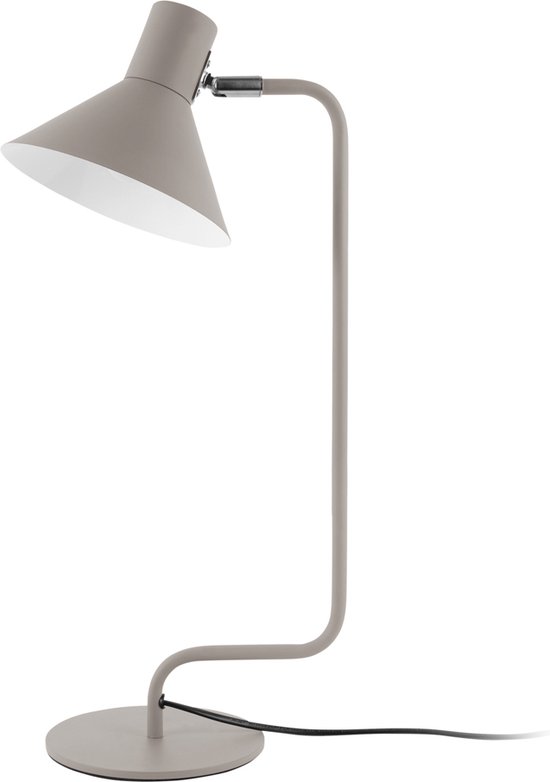 Leitmotiv - Lampe de table Lampe de bureau Office Curved - gris chaud