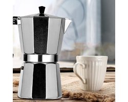 Bavary Espresso maker Inductie 6 Kops – Alle Warmtebronnen – Espresso maker – Moka Pot