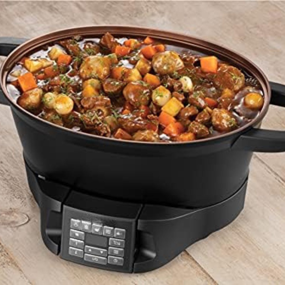 Slowcooker met Timer - Slowcooker Elektrisch - Slowcooker 6 5 Liter - Slowcooker met Timer 4 Personen – foto 4
