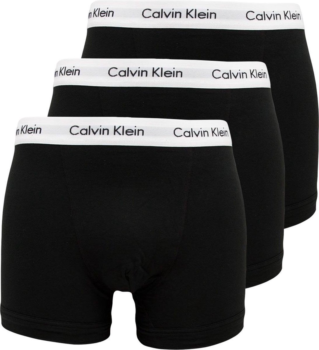 Calvin Klein Trunk Stretch Cotton Heren Boxershorts - 3-pack - Zwart - Maat  M | bol.com