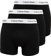 Calvin Klein Trunk Stretch Cotton Heren Boxershorts - 3-pack - Zwart - Maat M