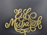 Taarttopper - Eid Mubarak - Ramadan - Tekst - Verjaardag - Taartdecoratie