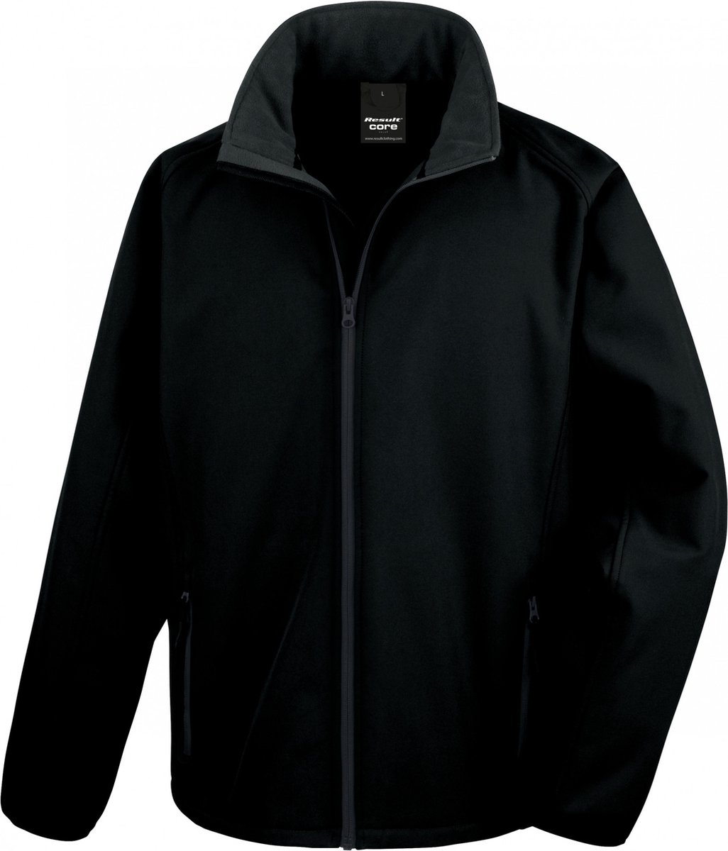 Result 3-in-1 Transit Jacket With Printable Softshell Inner RT236 - Black - XXL