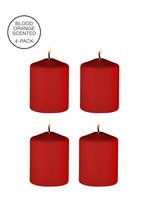 Ouch! by Shots - Tease Candles - Sinful - 4 Pieces - Red
