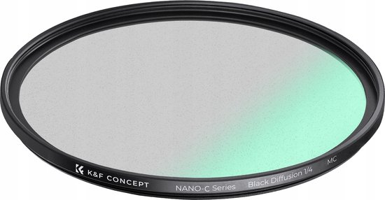 K&F Concept 82mm Black Mist Diffusion 1/4 Nano-C HMC filter - K & F Concept