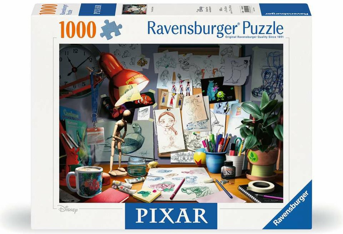 The Artist's Desk 1000 PC Puzzle