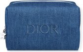 Dior jeans blue couture pouch make up tasje 15x10x8 cm