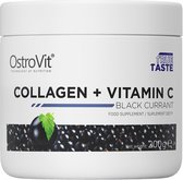 Collageen - OstroVit Collageen + Vitamine C 200 g - 200 g Rasberry Lemon Ment