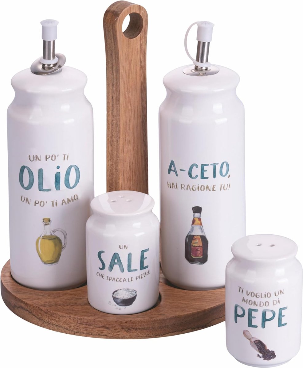 Azijn en olie dispenser set
