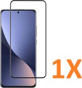 Volledige dekking Screenprotector Glas - Tempered Glass Screen Protector Geschikt voor: Xiaomi 12 & Xiaomi 12x - 1x