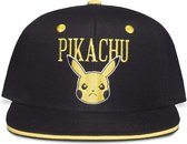 Pokémon - Angry Pikachu Snapback Pet - Zwart