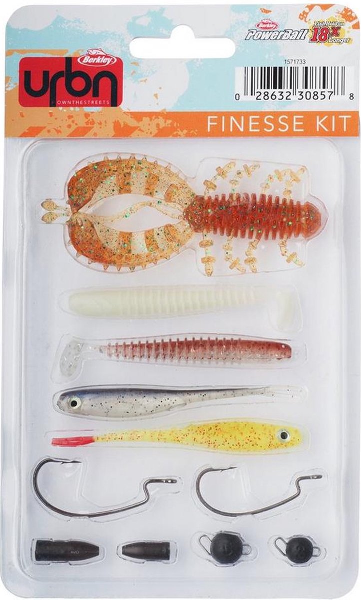 Berkley URBN Kit Finesse Softbait Kit (11pcs) | Shad
