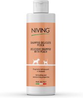 Niveler | Shampoing pour chien et shampoing pour chat | 250 ml | Rafraîchissant et hydratant | À la pêche