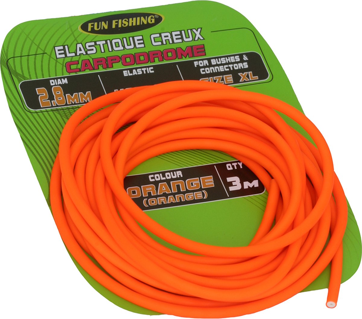 Fun Fishing - Holle elastiek Elastique creux / 5m - Fun Fishing