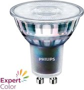 Philips MASTER LED ExpertColor GU10 Fitting - 3.9-35W - 36D - Blanc Très Chaud - 50x54 mm - Dimmable