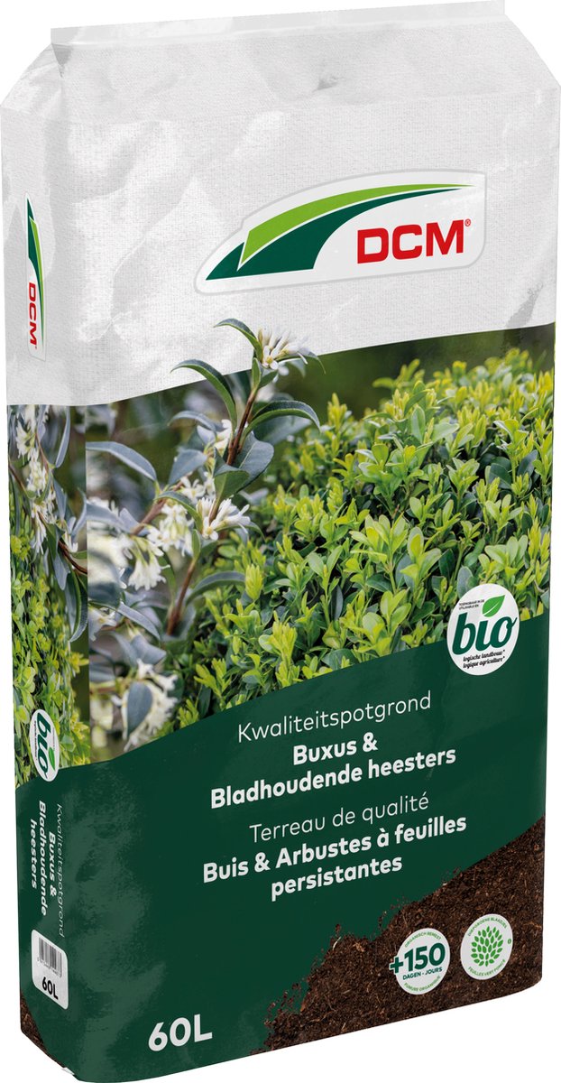 DCM POTGR BUXUS/BLADHOUDENDE HEESTERS 60L