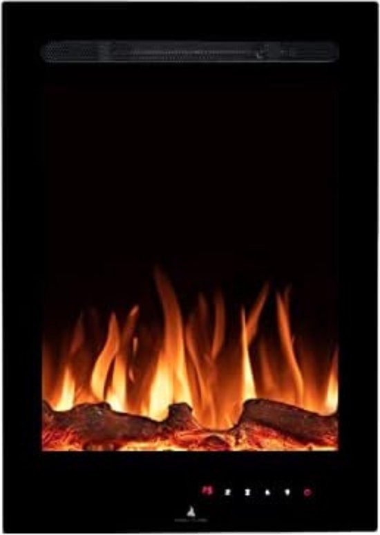 Elektrische kachel sfeerhaard Elektrische kachel sfeer haard 1500 Watt Zwart bol