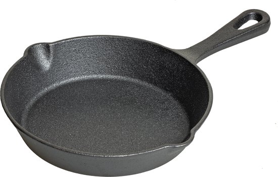 Blackwell Koekenpan Gietijzer - Skillet - ø 20 cm - zonder anti-aanbaklaag