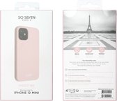 SoSeven, Hoesje Geschikt voor Apple iPhone 12 Mini SMOOTHIE, Roze