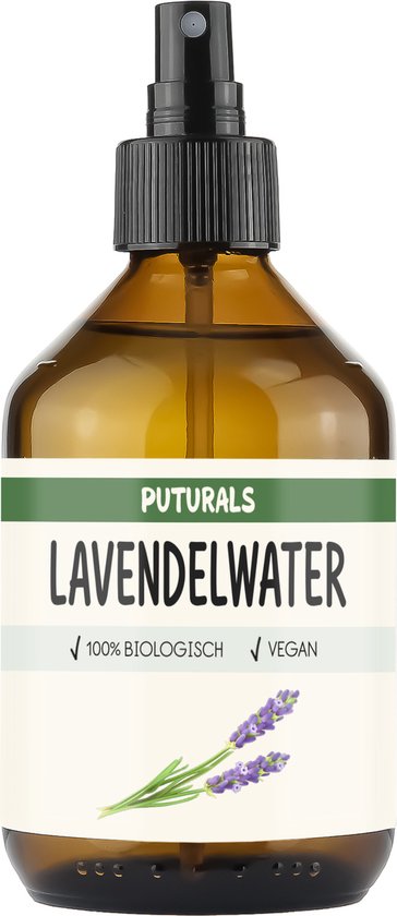 Lavendelwater 100% Natuurlijk & Puur - 300ml - Gebruik als Toner voor het Gezicht - Lavendelwater Hydrateert en Kalmeert de Huid - Verfrist en Kalmeert de Hoofdhuid voor Glanzend Haar - Puur en Plantaardig Lavendel Hydrolaat