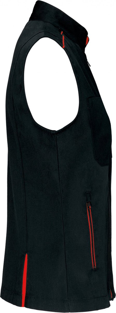WK. Designed To Work Damesgilet Day To Day WK6149 - BLACK / RED - 3XL