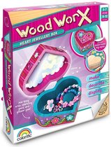 Wood Worx Heart Jewellery Box - DIY Sieradendoosje