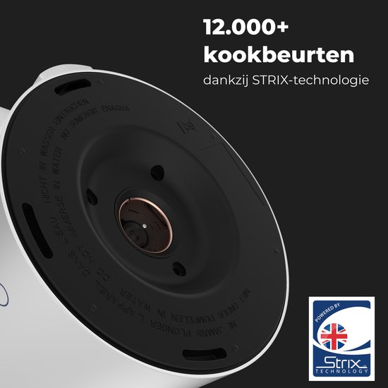 AENO EK8S - Bouilloire Électrique Intelligente - 1,7 L - Contrôle de la Température - Contrôle Wi-Fi et Écran Tactile - Wit